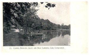 Connecticut Bristol Lake Compounce , Casino , Bowling Alley, Boat Landing