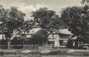 british guiana, Guyana, Demerara, GEORGETOWN, Government House (1910s) Postcard