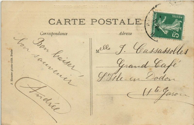 PC CPA AVIATION, LE BIPLAN GOBRON, Vintage Postcard (b24530)