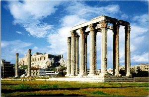 Greece Athens Temple Of The Olympian Zeus