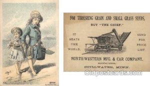 North-Western Mfg & Car Company Approx Size Inches = 3 x 4.5 