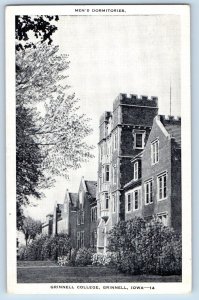 Grinnell Iowa IA Postcard View Of Grinnell College Building Garden 1948 Vintage