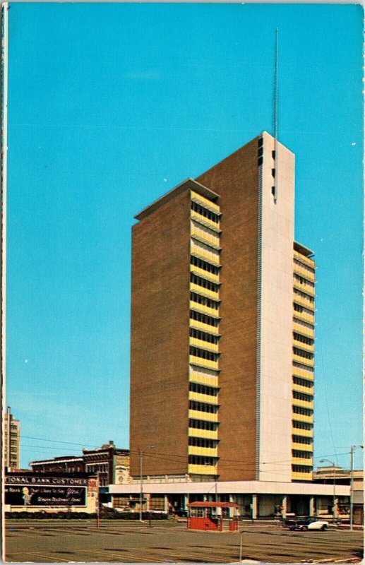 Tower Building Little Rock Arkansas Streetview Downtown Chrome Postcard 