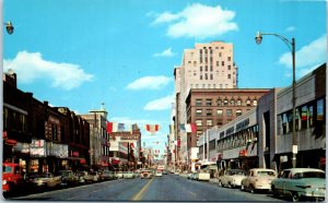 1959 Superior Street Business Section Duluth MN Postcard