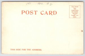 Newport Rhode Island~Detroit Publishing #7551~Ochre Point Cliff Walk~1904 UDB PC