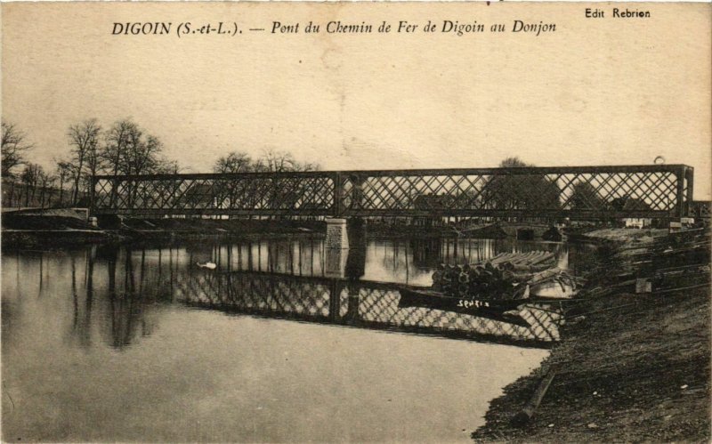 CPA Digoin Pont du Chemin de Fer FRANCE (952849)