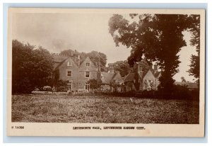 c1910 RPPC England Letchworth Hall, Letchworth Garden City. Postcard P128E