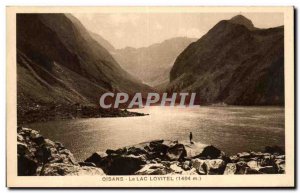 Old Postcard Oisans The lake Lovitel