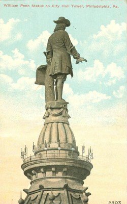 William Penn Statue, City Hall, Philadelphia, Pennsylvania' Art