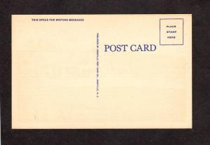 NC Brevard County Club North Carolina Postcard Linen PC Carte Postale