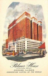 PALMER HOUSE Hilton Hotel Chicago, Illinois c1950s Vintage Postcard