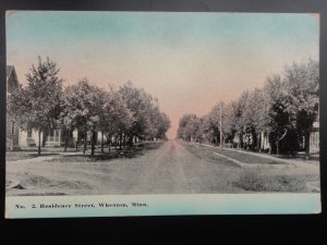 United States of America Minnesota WHEATON Residence Street (No.2) Old Postcard