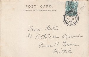 Genealogy Postcard - Family History - Hall - Russell Town - Bristol   BS123