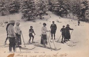 Winter Sports Skiing In Luchon-Superbagneres France
