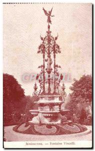 Postcard Old Benedictine Fountain Vincelli