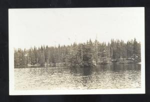 RPPC ISLAND LAKE KODIAK ALASKA VINTGE REAL PHOTO POSTCARD