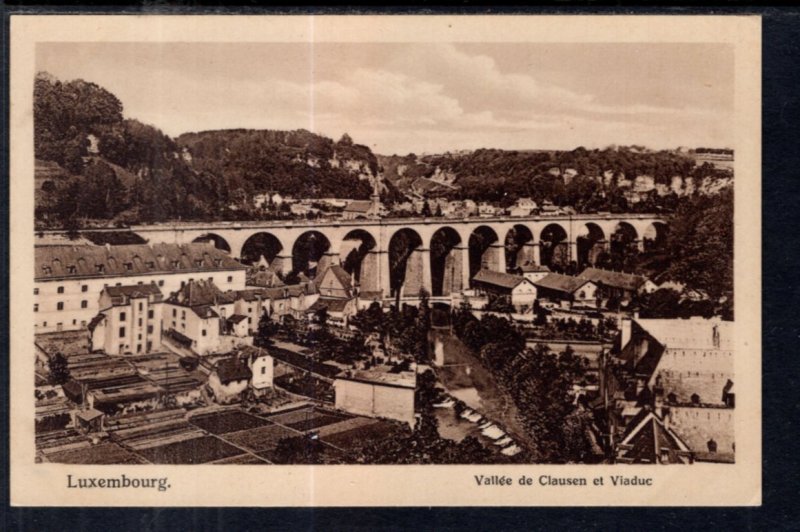 Vallee de Clausen et Viaduc,Luxembourg BIN