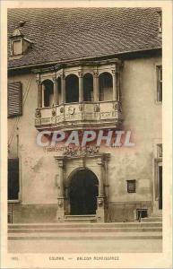 CPA Colmar Balcon Renaissance Commissariat de Police