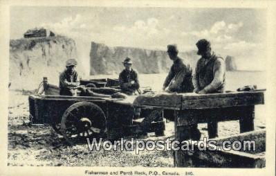 Perce Rock, PQ Canada, du Canada Fishermen  Fishermen