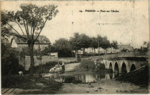 CPA FISMES - Pont sur l'Andre (109786)