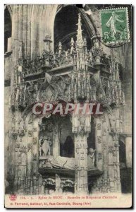Old Postcard Brou Church Mausoleum of Margaret of Austria