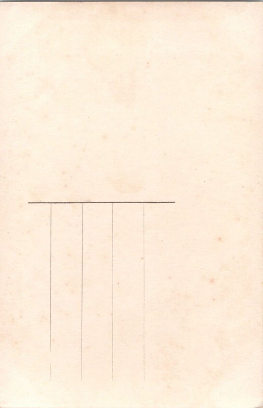 Early 1900s French RPPC Hand-Tinted Real Photo Postcard Fair Lady with Flowers