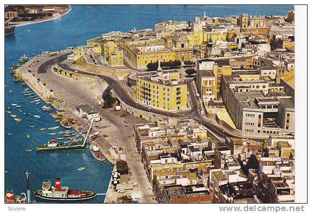 Panorama, View And Inside Harbour, Brindisi (Puglia), Italy, 1950-1970s