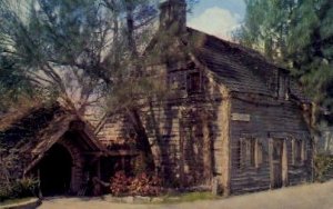 Oldest Wooden Schoolhouse in U.S.A. - St Augustine, Florida FL  