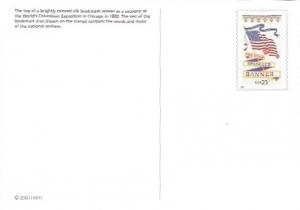 US #UX392 Patriotic stamped Card.  Nice