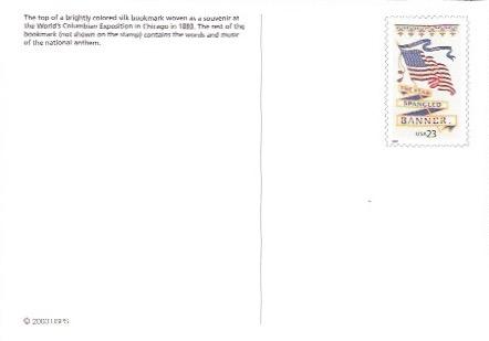 US #UX392 Patriotic stamped Card.  Nice