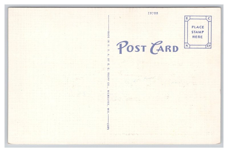 Leavenworth Kansas U. S. Penitentiary Postcard