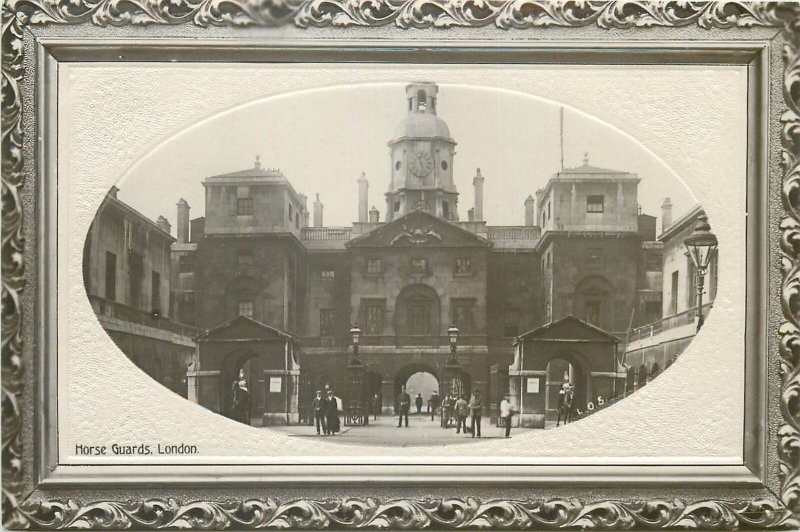 London The Shenley Real Photo Postcard Horse Guards