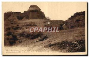 Old Postcard Bressuire (Deux Sevres) The Old Castle (XI century) and the slop...