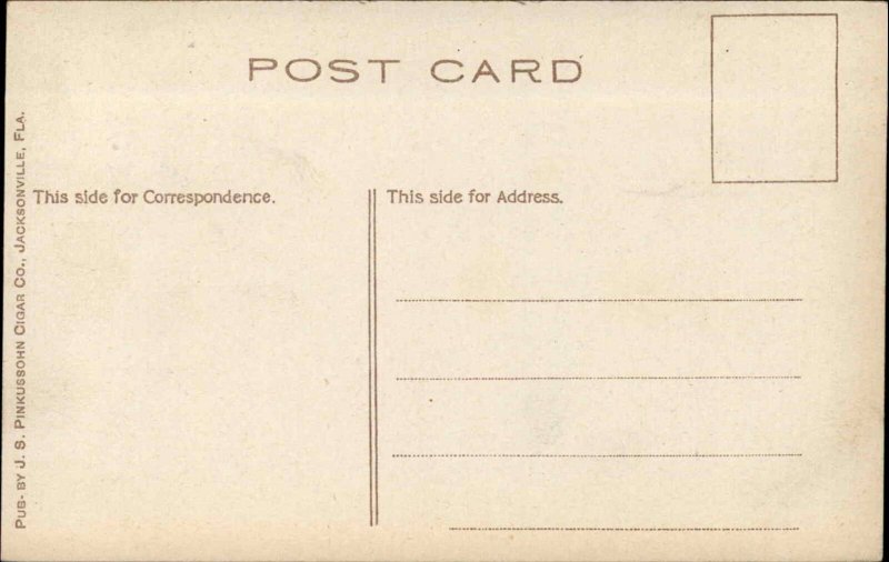 Jacksonville Florida FL YMCA 1900s-1910s Postcard