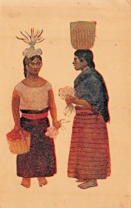 OAXACA MEXICO~ZAPOTECSS~ARTIST DRAWN POSTCARD