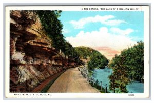 Prize Drive US Highway 71 Noel Missouri MO UNP WB Postcard S18