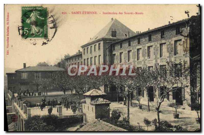 Old Postcard St. Stephen Institution for Deaf Mutes