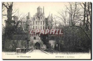 Old Postcard Champagne Montmort Chateau