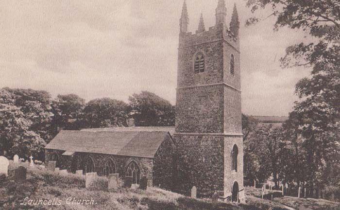 Launcells Church Cornwall Mint Antique Friths Postcard