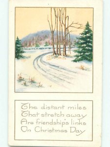 Divided-Back CHRISTMAS SCENE Great Postcard AA0263