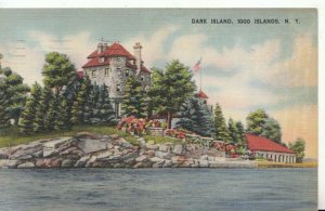 America Postcard - Dark Island - 1000 Islands - New York - Ref TZ7946