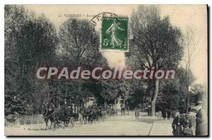 Old Postcard Suresnes Bois de Boulogne Entree