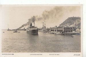 Spain Postcard - Barcelona - Estacion Maritima - Estacio De Mar - Ref 14000A