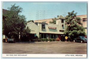 1949 Ole King Cole Restaurant Car Little Rock Arkansas AR Vintage Postcard 