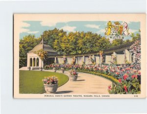 Postcard Pergola, Oak's Garden Theatre, Niagara Falls, Canada