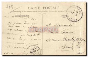 Old Postcard surroundings Langeac Castle Chassagnon