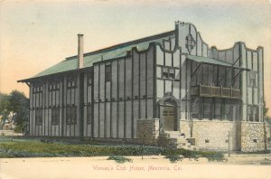Postcard Women's Club House Monrovia CA Rieder Hand-Colored Unposted