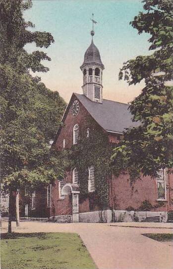 North Carolina Winston Salem The Home Moravian Church Albertype