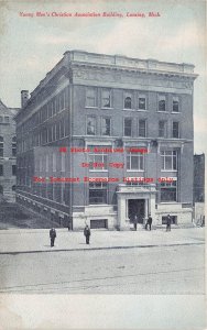 MI, Lansing, Michigan, YMCA Building, Entrance View, Tom Jones Pub