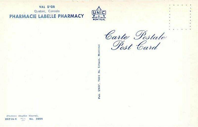 Canada, Quebec, VAL D'OR, Pharmacie Labelle Pharmacy, Interior, UNIC No. 20716-B